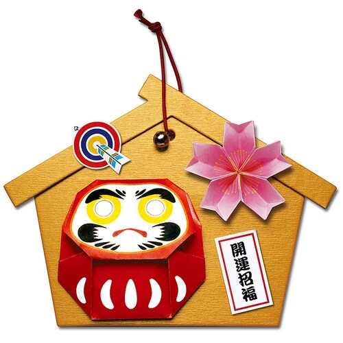 手作りキット 絵馬飾り だるま 10セット
