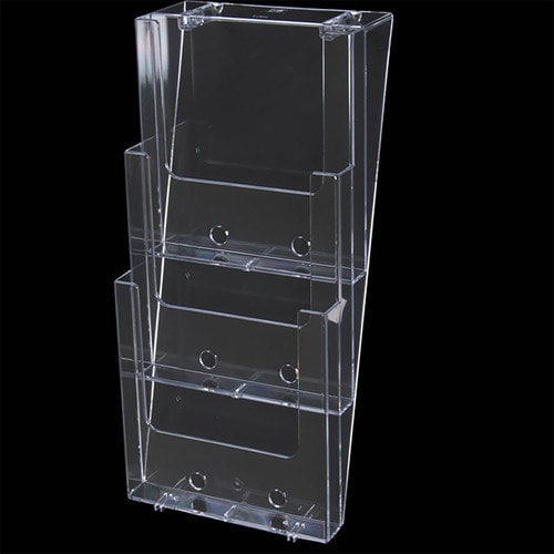 カタログホルダー3W230A4縦3段壁掛