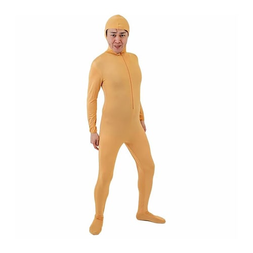 おもしろ着ぐるみ 全身タイツベージュ M 2セット