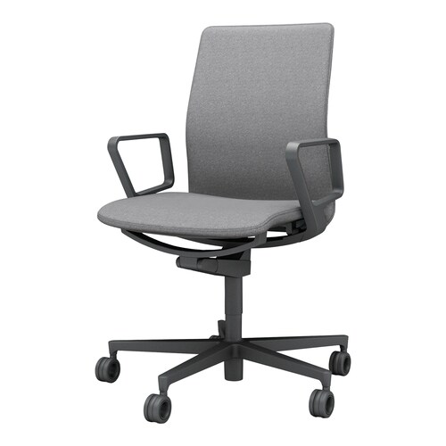 チェア ファブレ プレーン 肘付 プレミアム張地