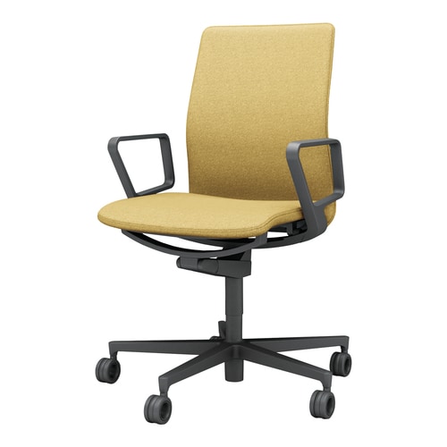 チェア ファブレ プレーン 肘付 プレミアム張地