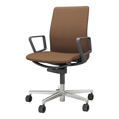 チェア ファブレ プレーン 肘付 プレミアム張地