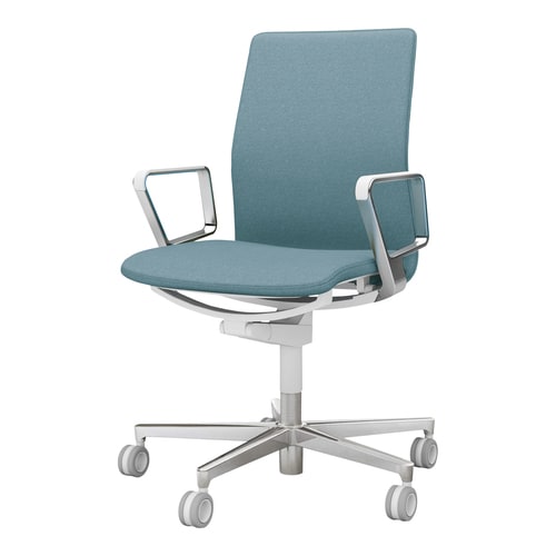 チェア ファブレプレーン アルミ肘プレミアム張地