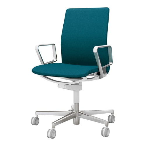 チェア ファブレプレーン アルミ肘プレミアム張地