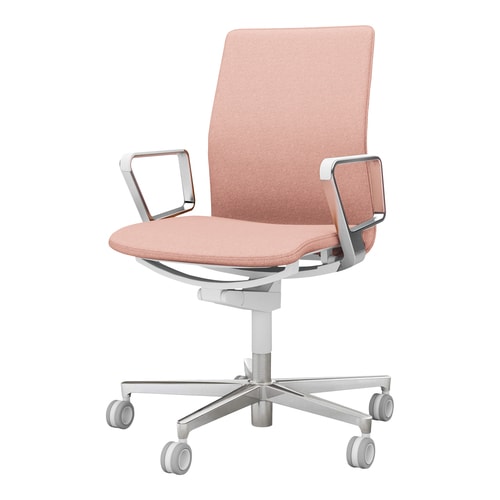 チェア ファブレプレーン アルミ肘プレミアム張地