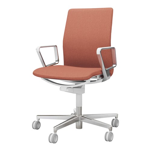 チェア ファブレプレーン アルミ肘プレミアム張地