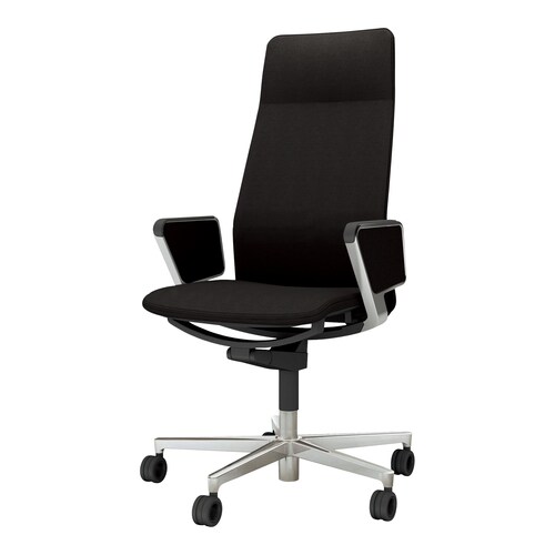 チェア ファブレ革張 プレーンパネル肘