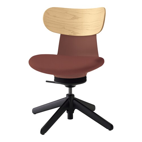 オフィスチェア イングライフ 肘無 背合板4本脚