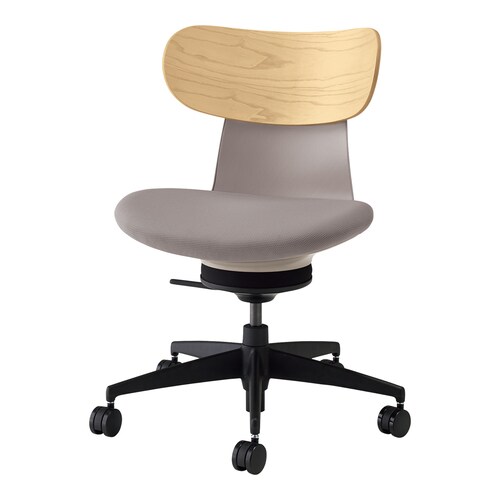 オフィスチェア イングライフ 肘無 背合板5本脚