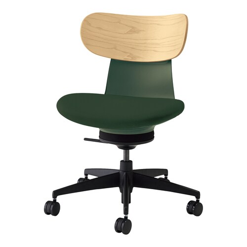 オフィスチェア イングライフ 肘無 背合板5本脚