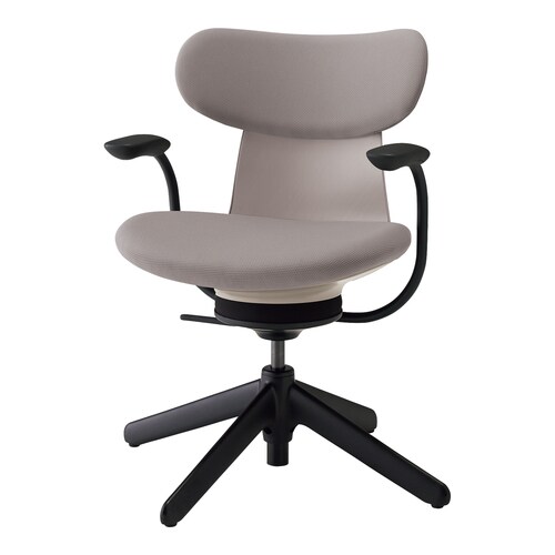 チェア イングライフ 肘付 背クッション4本脚