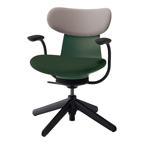 チェア イングライフ 肘付 背クッション4本脚