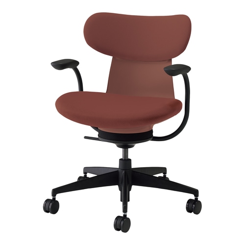 チェア イングライフ 肘付 背クッション5本脚