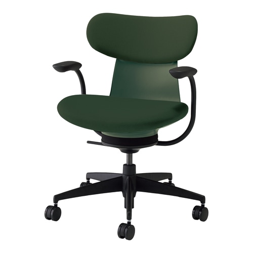 チェア イングライフ 肘付 背クッション5本脚