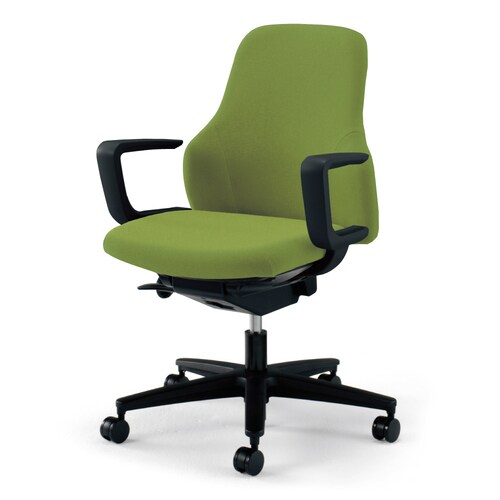 回転イス グーフォ ロー肘付き