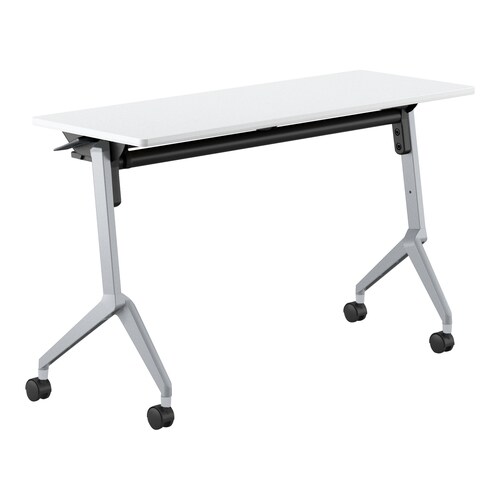 会議テーブル リーフライン 幕板なし・棚付