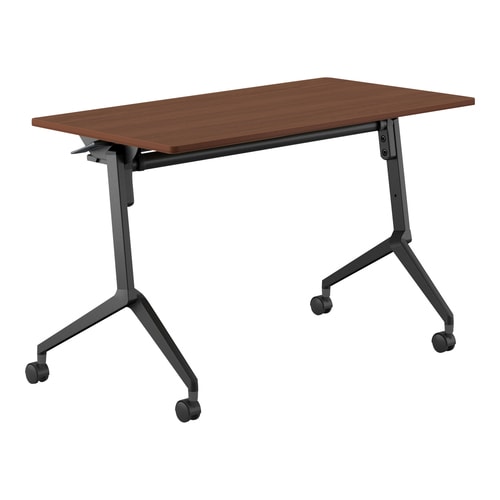 会議テーブル リーフライン 幕板なし・棚付