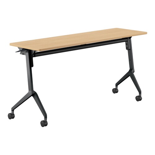 会議テーブル リーフライン 幕板なし・棚付