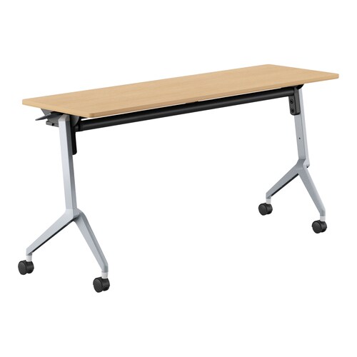 会議テーブル リーフライン 幕板なし・棚付