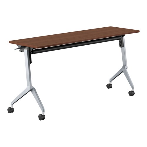 会議テーブル リーフライン 幕板なし・棚付