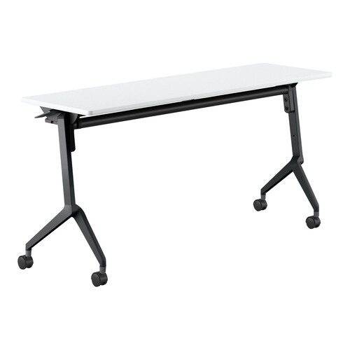 会議テーブル リーフライン 幕板なし・棚付