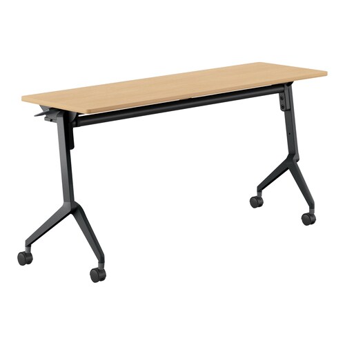 会議テーブル リーフライン 幕板なし・棚付