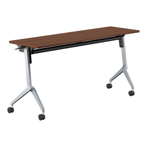 会議テーブル リーフライン 幕板なし・棚付