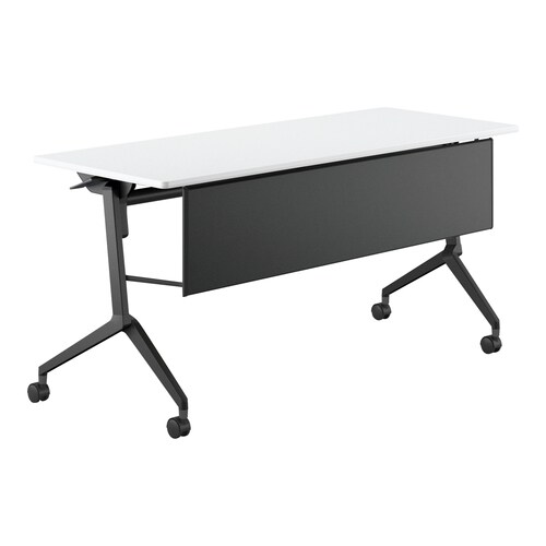 会議テーブル リーフライン 幕板付・棚なし