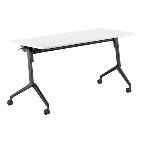 会議テーブル リーフライン 幕板なし・棚付