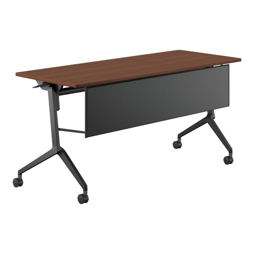 会議テーブル リーフライン 幕板付・棚なし