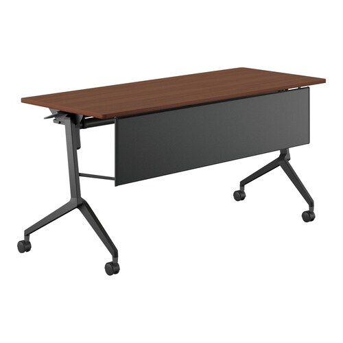 会議テーブル リーフライン 幕板・棚付