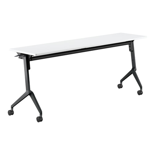 会議テーブル リーフライン 幕板なし・棚付