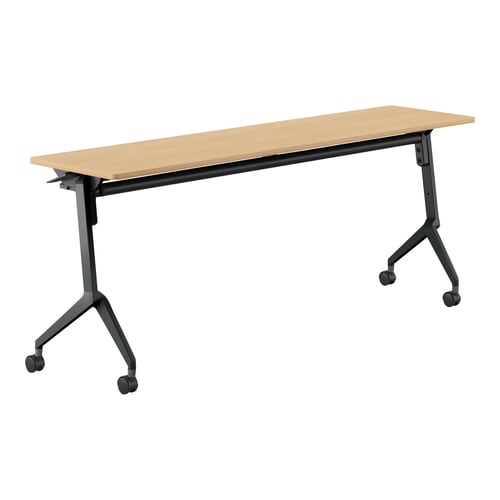 会議テーブル リーフライン 幕板なし・棚付