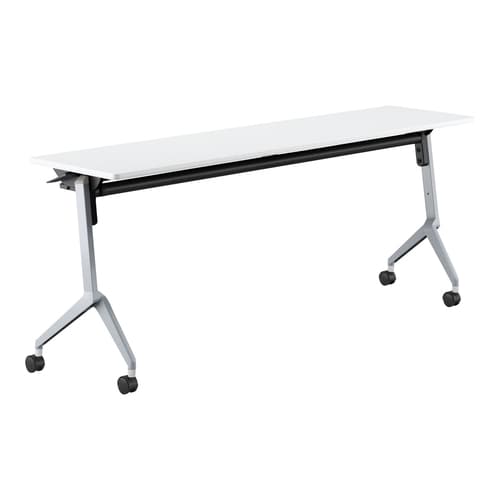 会議テーブル リーフライン 幕板なし・棚付