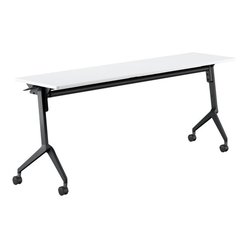 会議テーブル リーフライン 幕板なし・棚付