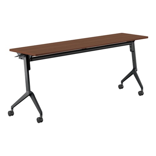 会議テーブル リーフライン 幕板なし・棚付