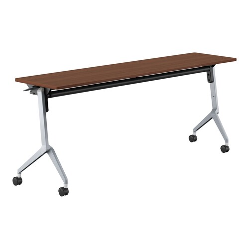 会議テーブル リーフライン 幕板なし・棚付