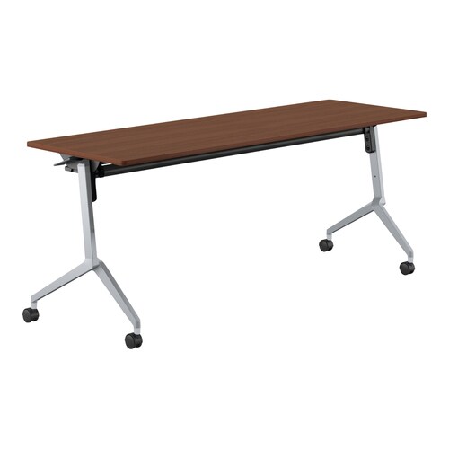 会議テーブル リーフライン 幕板なし・棚付