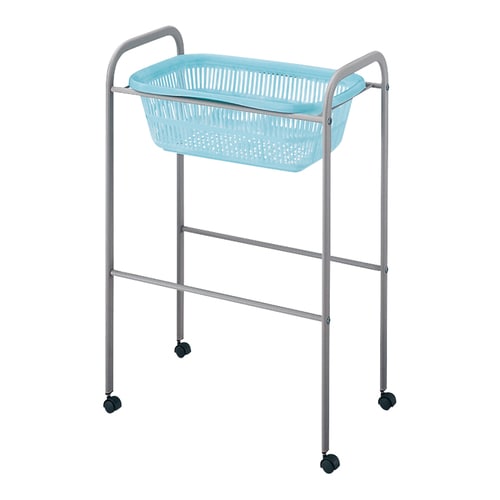 脱衣カゴ パステル キャスター付き 1段
