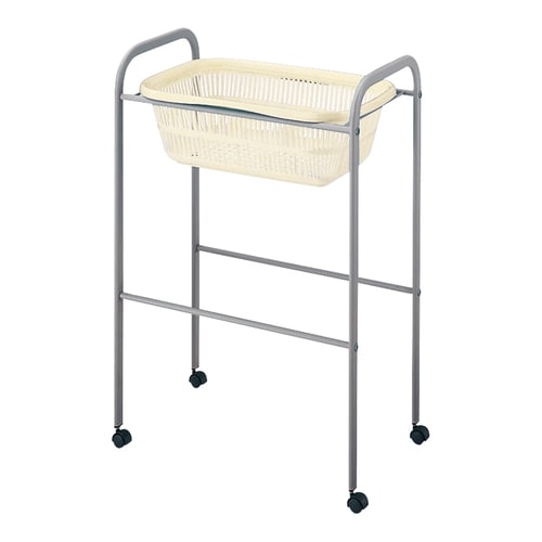 脱衣カゴ パステル キャスター付き 1段