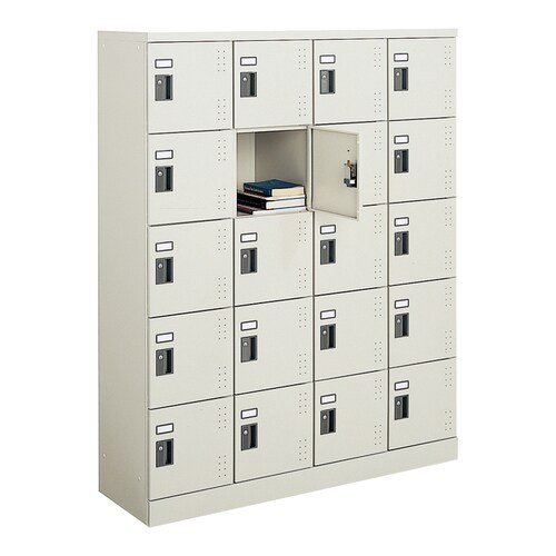 スクールロッカー ハイ4×5標準扉 シリンダー錠