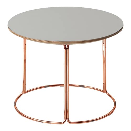 テーブル CK−750 リノリウム天板 カッパー脚