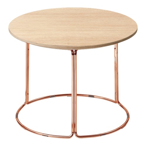 テーブル CK−750 メラミン天板 カッパー脚