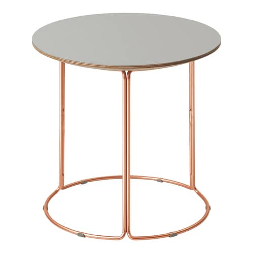 テーブル CK−750 リノリウム天板 カッパー脚