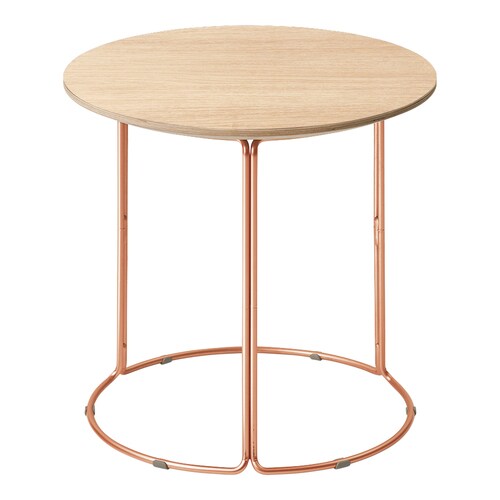 テーブル CK−750 メラミン天板 カッパー脚