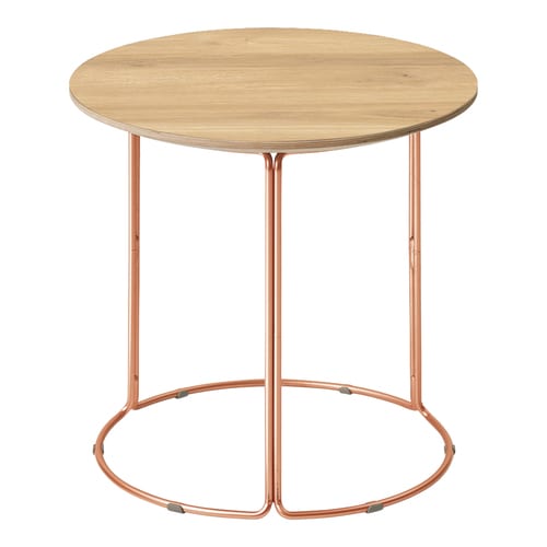 テーブル CK−750 メラミン天板 カッパー脚