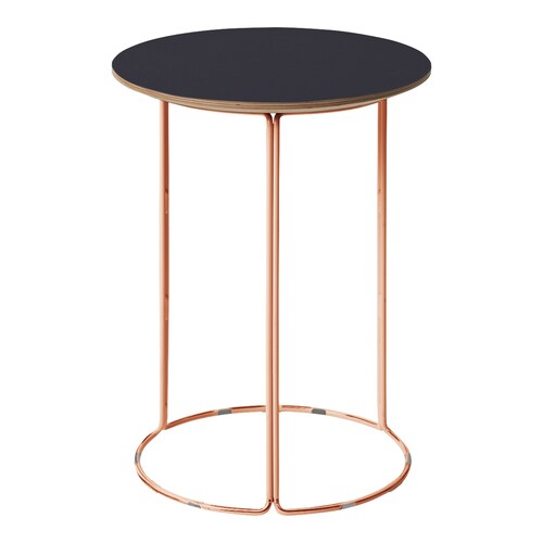 テーブル CK−750 リノリウム天板 カッパー脚