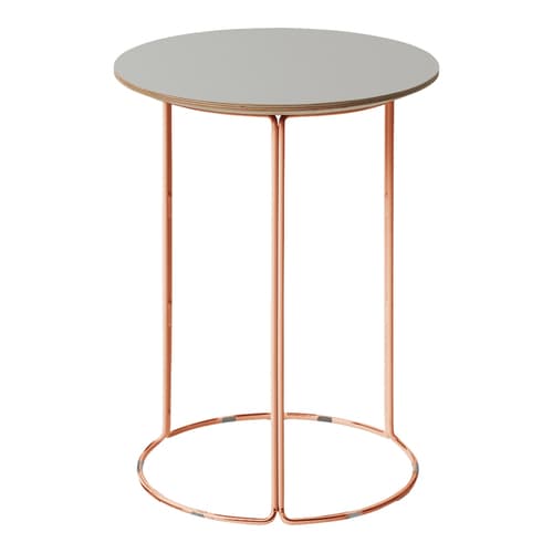 テーブル CK−750 リノリウム天板 カッパー脚