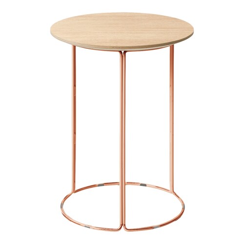 テーブル CK−750 メラミン天板 カッパー脚