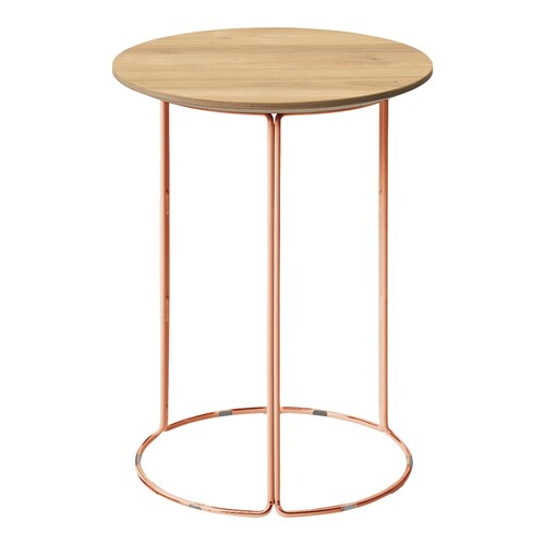 テーブル CK−750 メラミン天板 カッパー脚